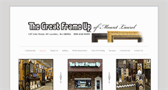 Desktop Screenshot of mygreatframeup.com